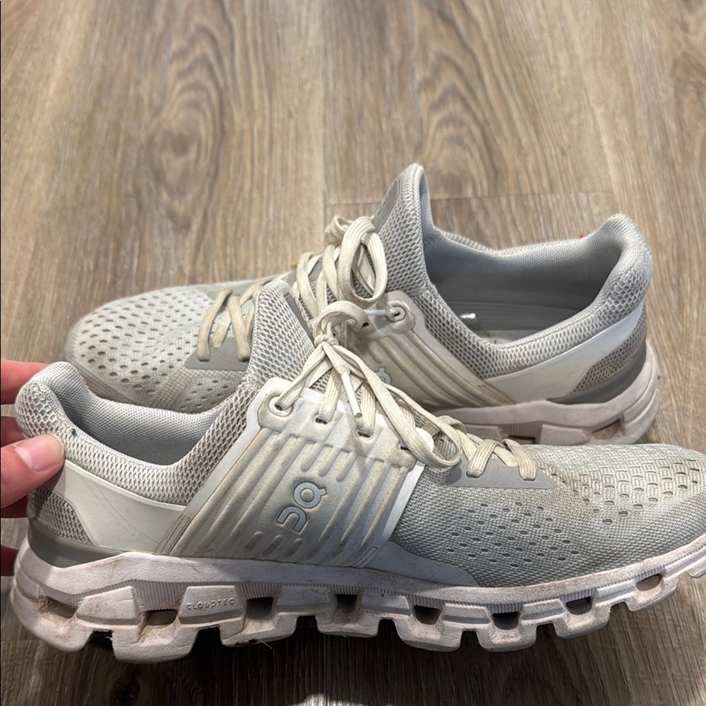 On Running Cloud X Sneakers in Cream